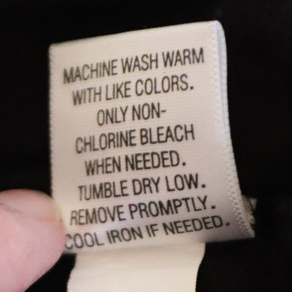 Croft and Barrow Stretch  Size XL top Black - Picture 6 of 8